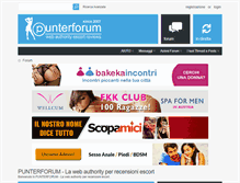 Tablet Screenshot of community.punterforum.com